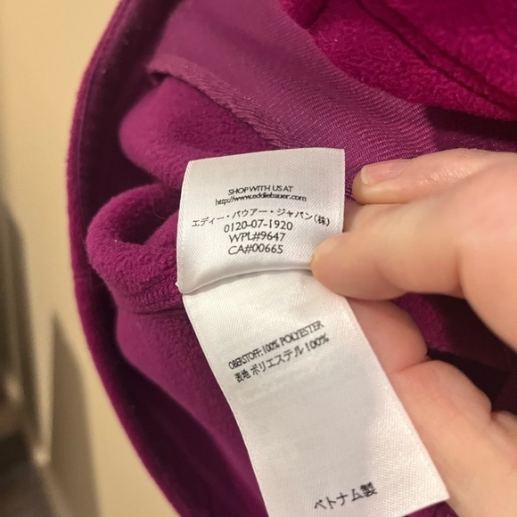 Eddie Bauer Women’s Fleece Vest Jacket Hooded, Full Zip, Size Medium Hiking Y2K - Picture 4 of 11